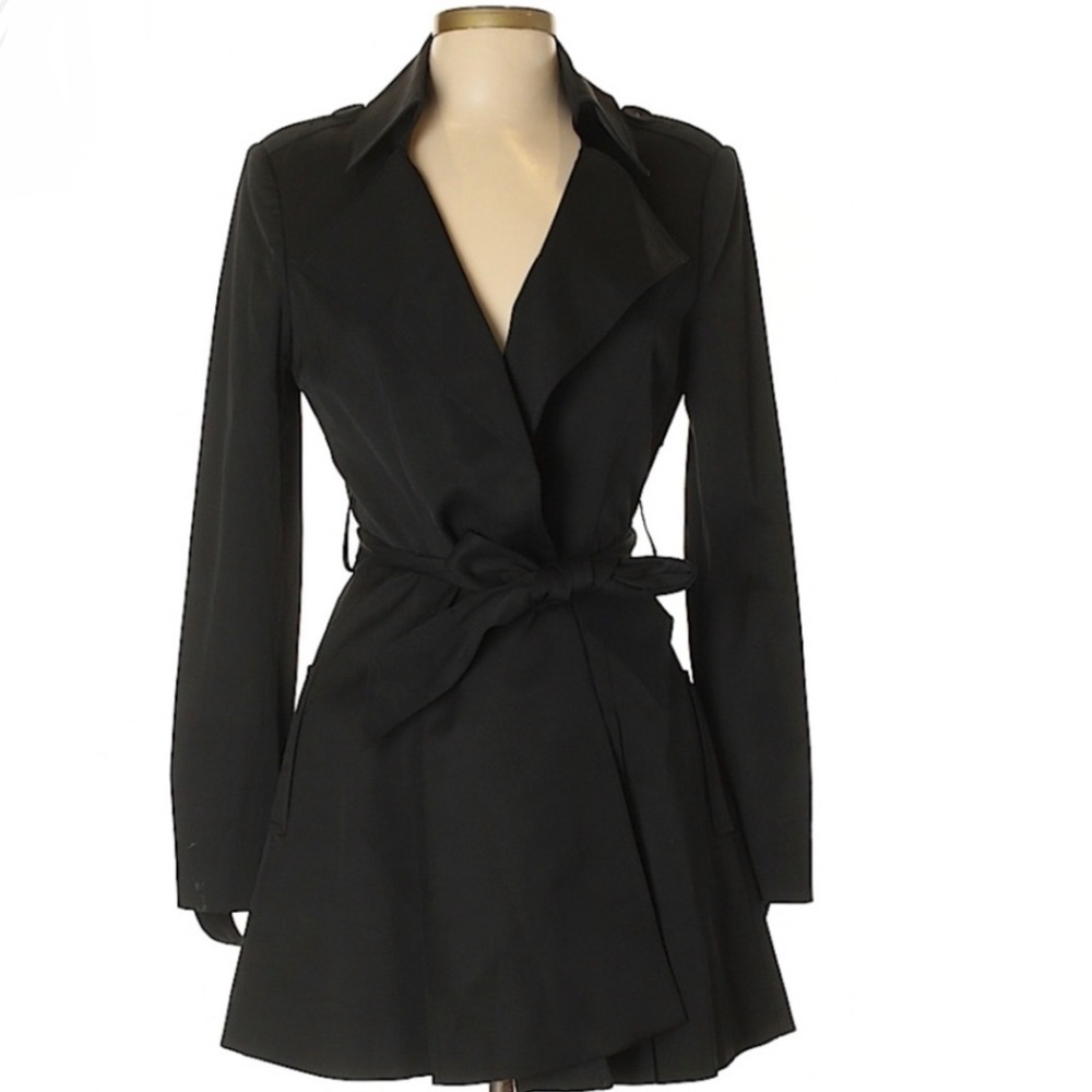 Tara Subkoff for Bebe Black Trenchcoat